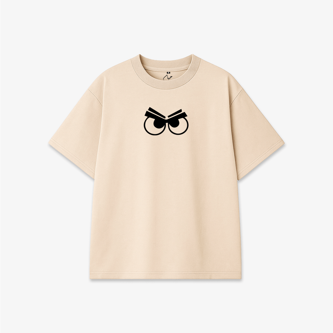 Don't Look Back - Printed Oversized T-Shirt